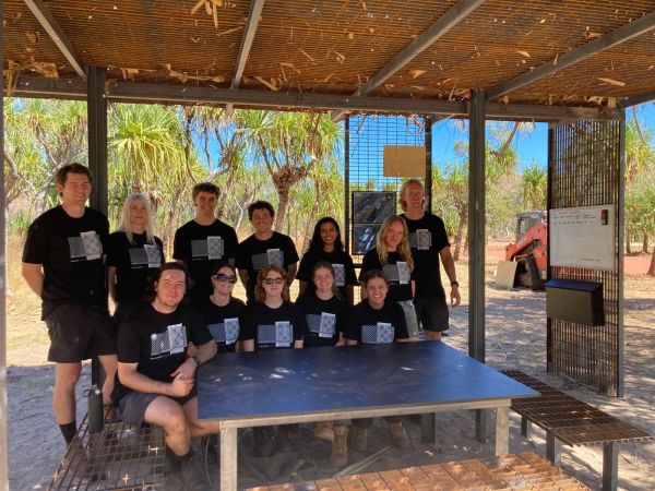 students on site