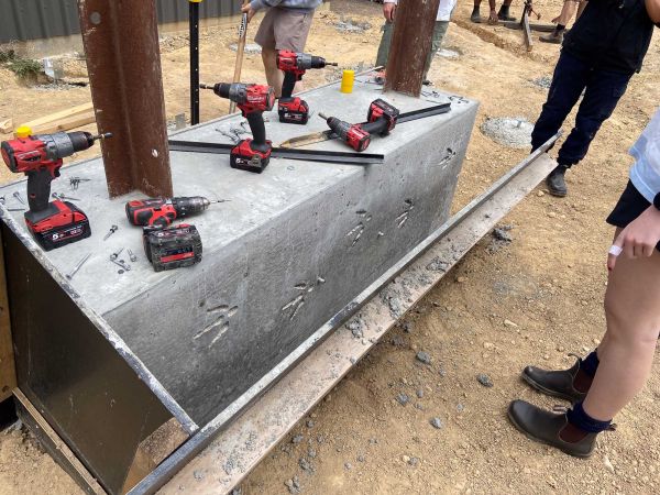 foundations under construction