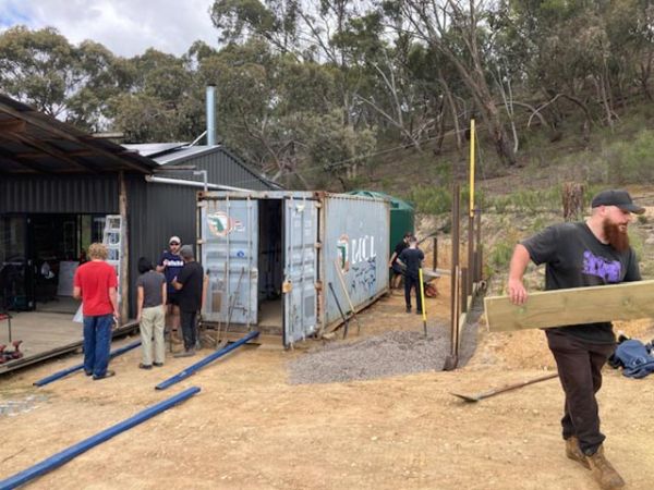 students on site