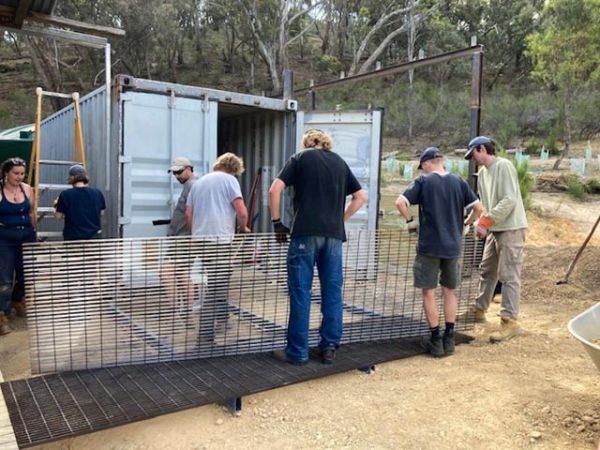 students on site