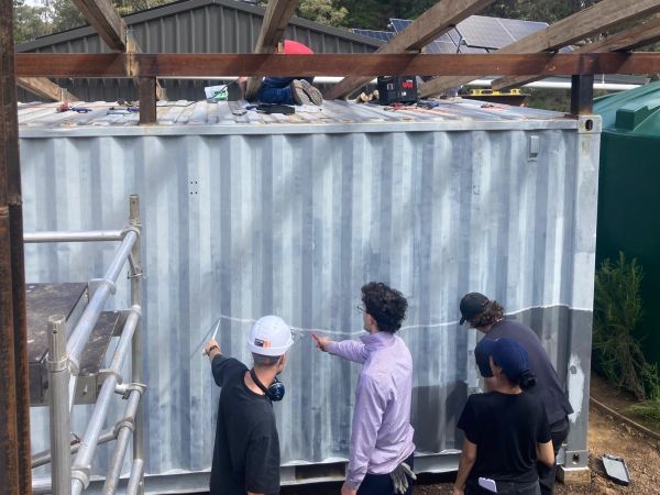 students on site